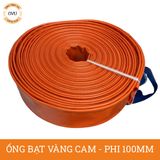  Ống bạt vàng cam phi 100MM cuộn 20M - Ống bạt mềm tải cát Việt Úc 