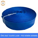  Ống bạt bơm nước Phi 60mm (65mm) cuộn 50M - Ống bạt cốt dù Việt Úc 