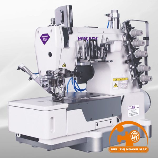 Máy viền bằng điện tử, cắt chỉ trên,dưới,nâng CV tự động (cắt chỉ bằng điện ) HW762T-1·2-1×356UTD/AK