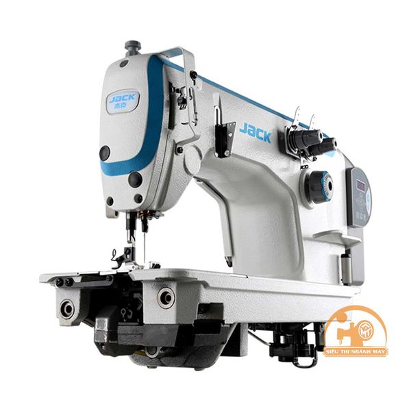 Máy May 2 Kim xéo Móc Xích Liền Trục, dầu kín , cự li kim 3/8 hiệu Jack JK-8558WD-1-H(3/8)