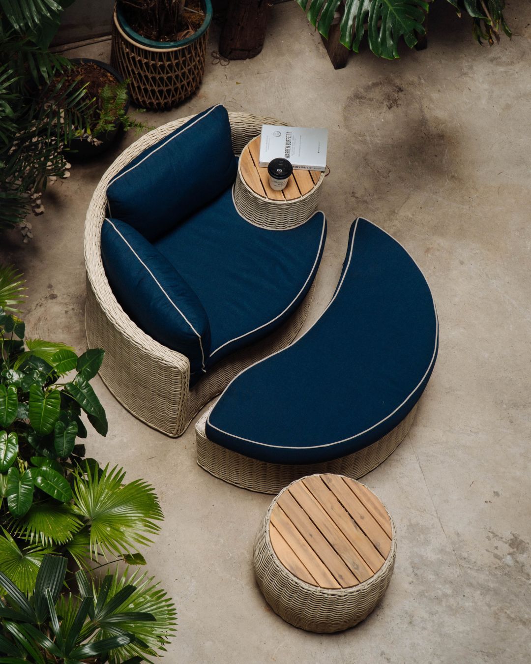 GHẾ THƯ GIÃN POND DAYBED - SET 3 MÓN
