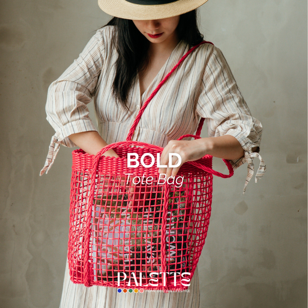  BOLD TOTE BAG - BLOOM PINK 