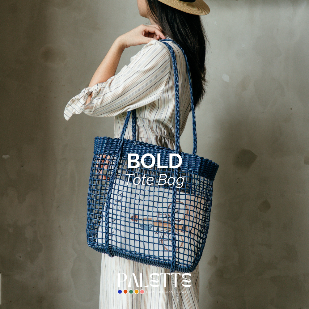  BOLD TOTE BAG - OCEAN NAVY 