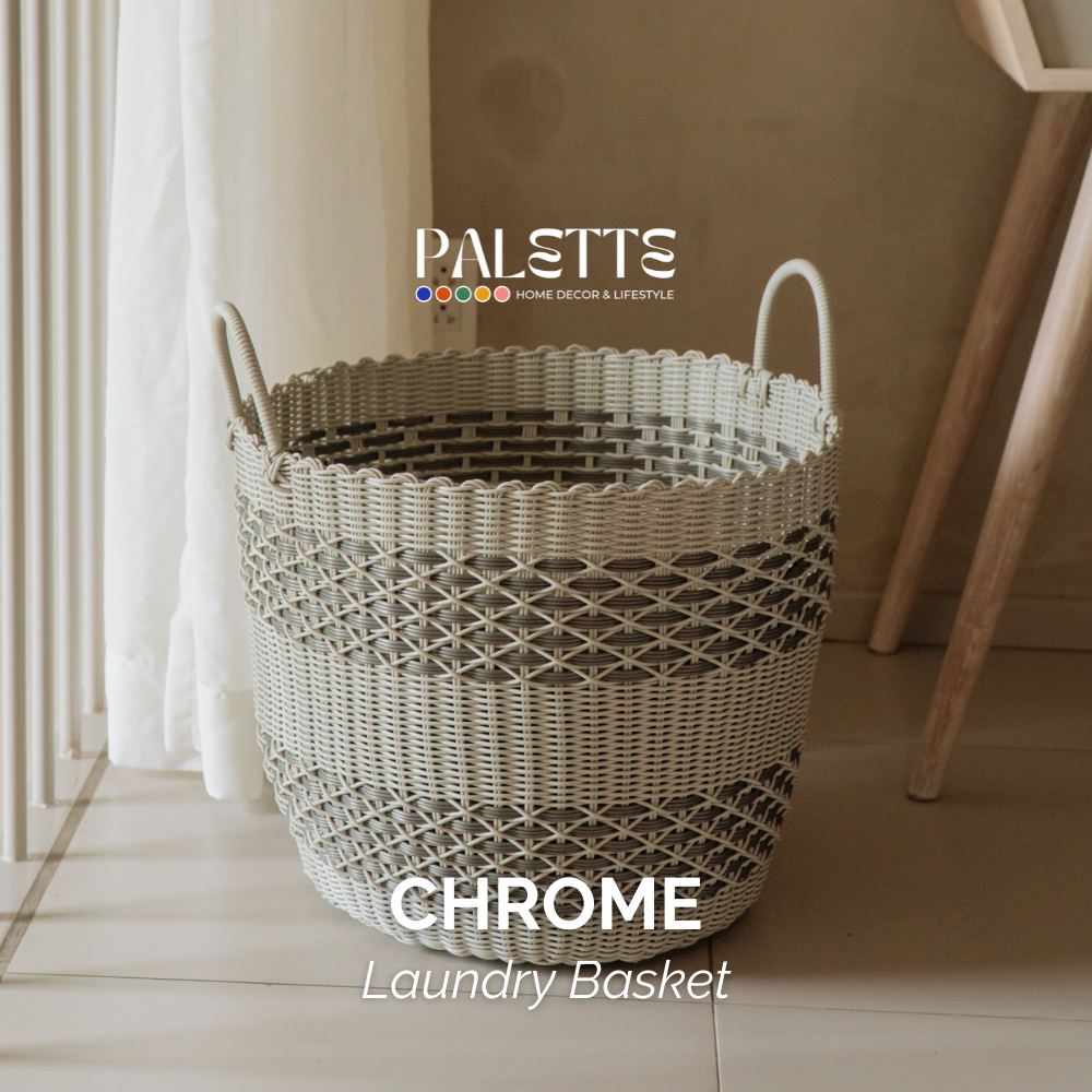  CHROME LAUNDRY BASKET - CH02 