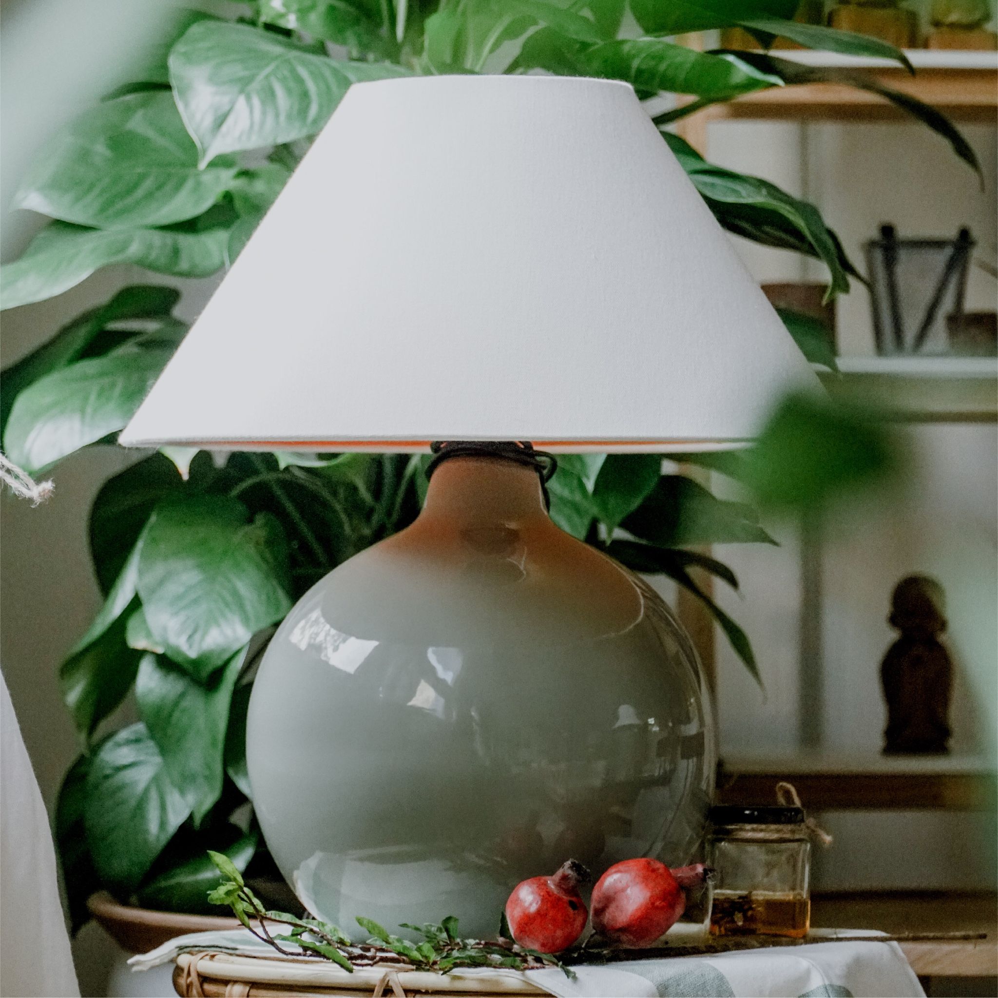 Đèn gốm trang trí giọt nước lớn