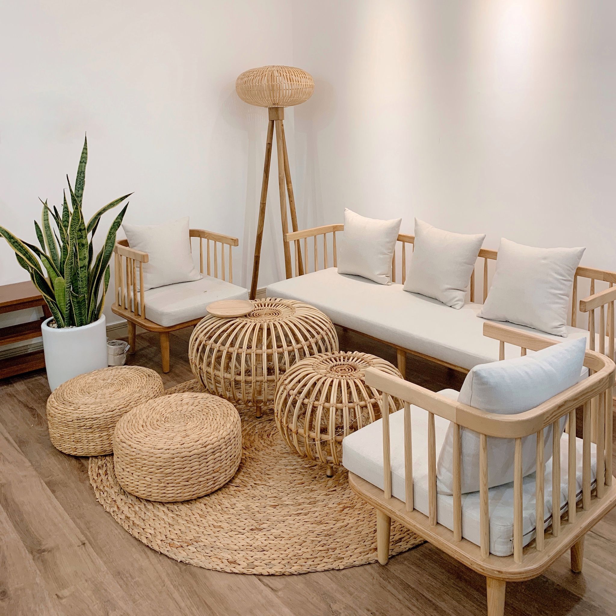 COMBO PHÒNG KHÁCH MINI KIỂU NHẬT CHO PHÒNG DIỆN TÍCH NHỎ