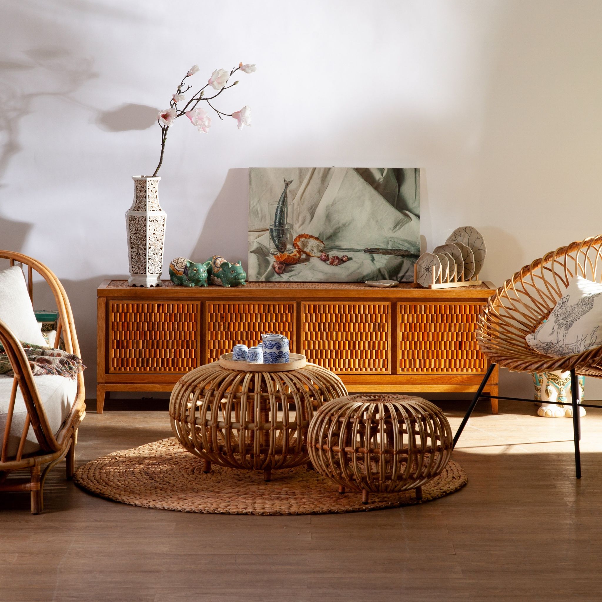 Tủ TV Thấp SIGNATURE từ Đêm Trắng Home