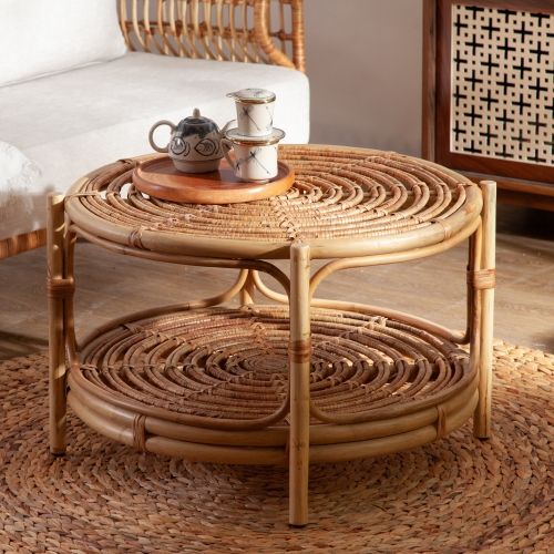 BÀN MÂY HAI TẦNG SIZE S ĐƯỜNG KÍNH 70CM