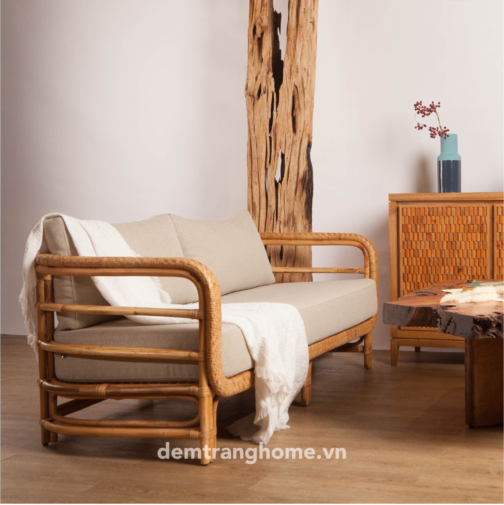 SOFA GRANDE - SOFA MÂY TỰ NHIÊN