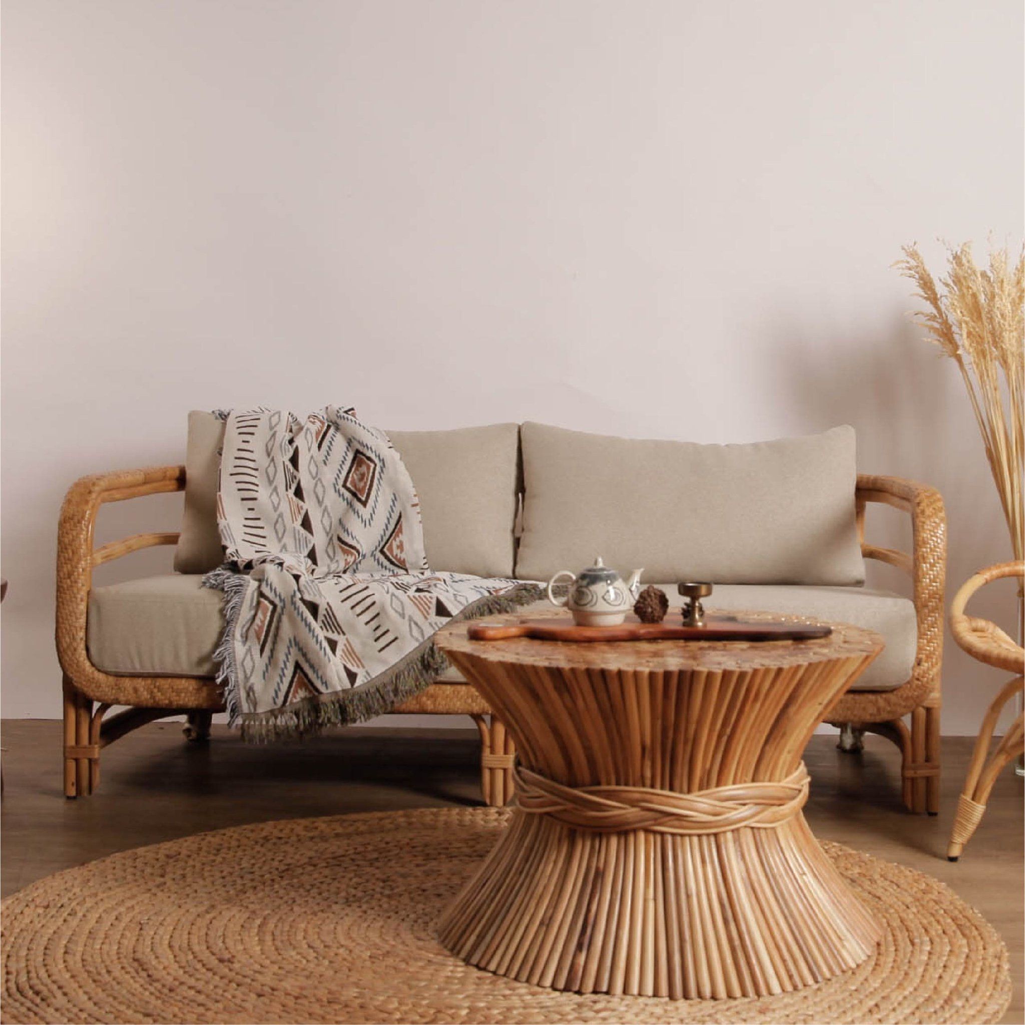 SOFA GRANDE - SOFA MÂY TỰ NHIÊN