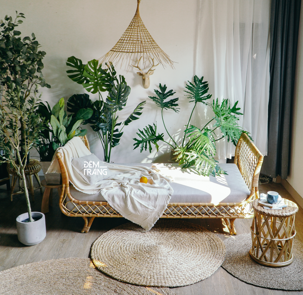 Giường mây - Rattan Daybed