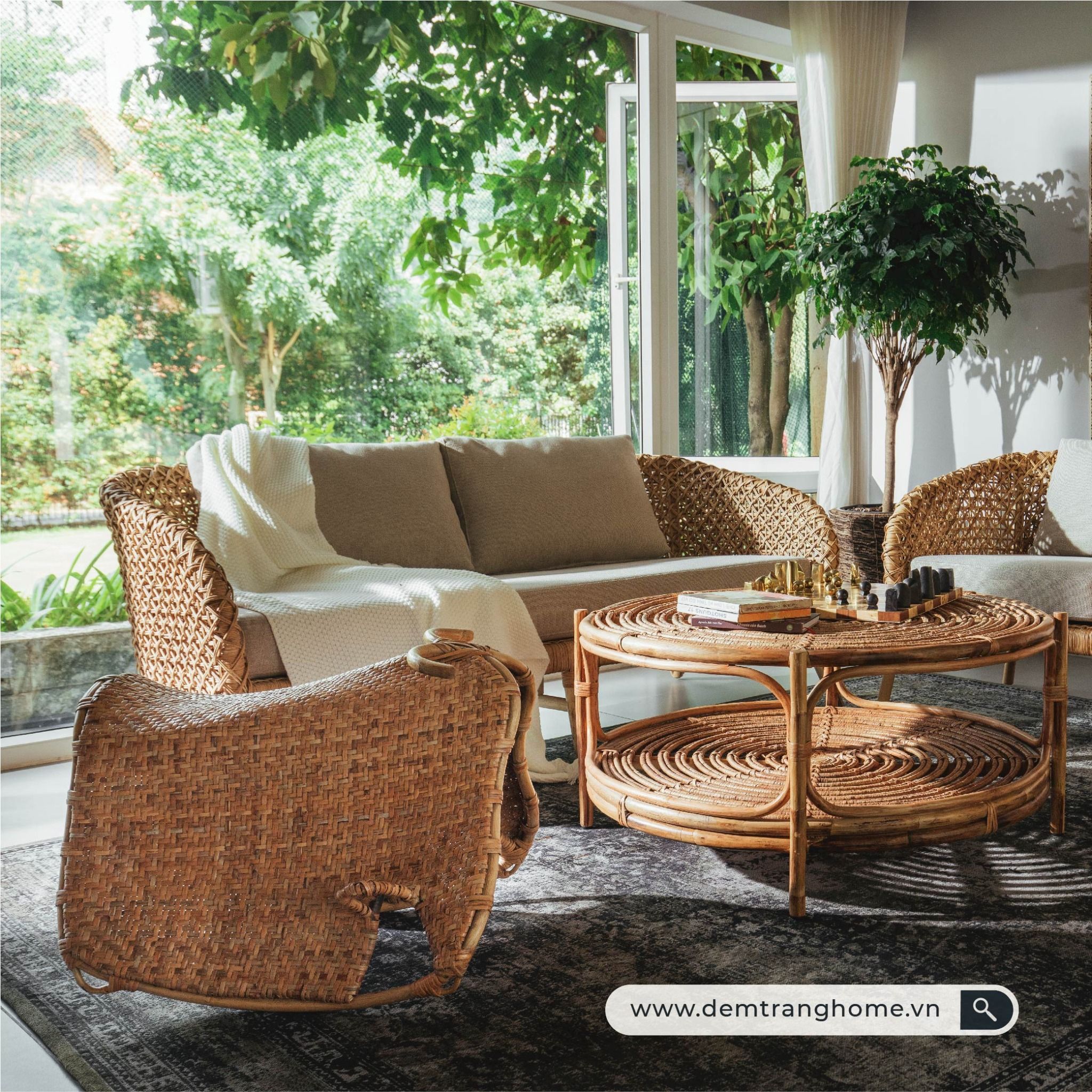 NGHE ROCKING CHAIR - DEMTRANGHOME - LAITA DESIGN