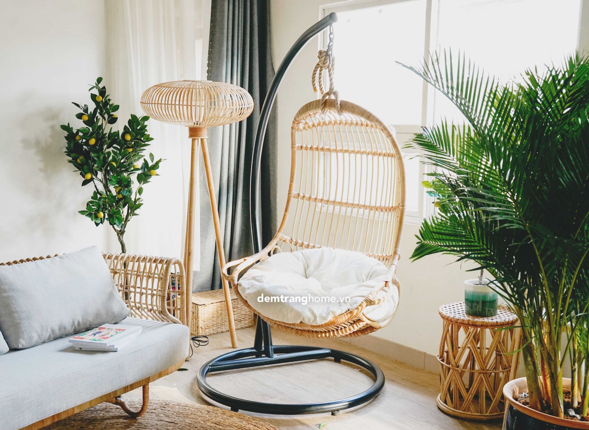 XÍCH ĐU MÂY TỰ NHIÊN (CHƯA GỒM CHÂN SẮT)