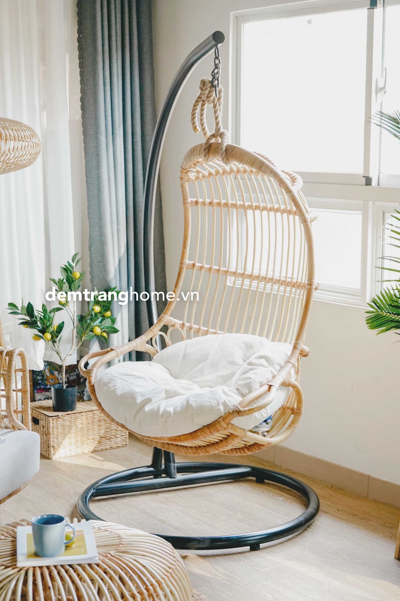 XÍCH ĐU MÂY TỰ NHIÊN (CHƯA GỒM CHÂN SẮT)