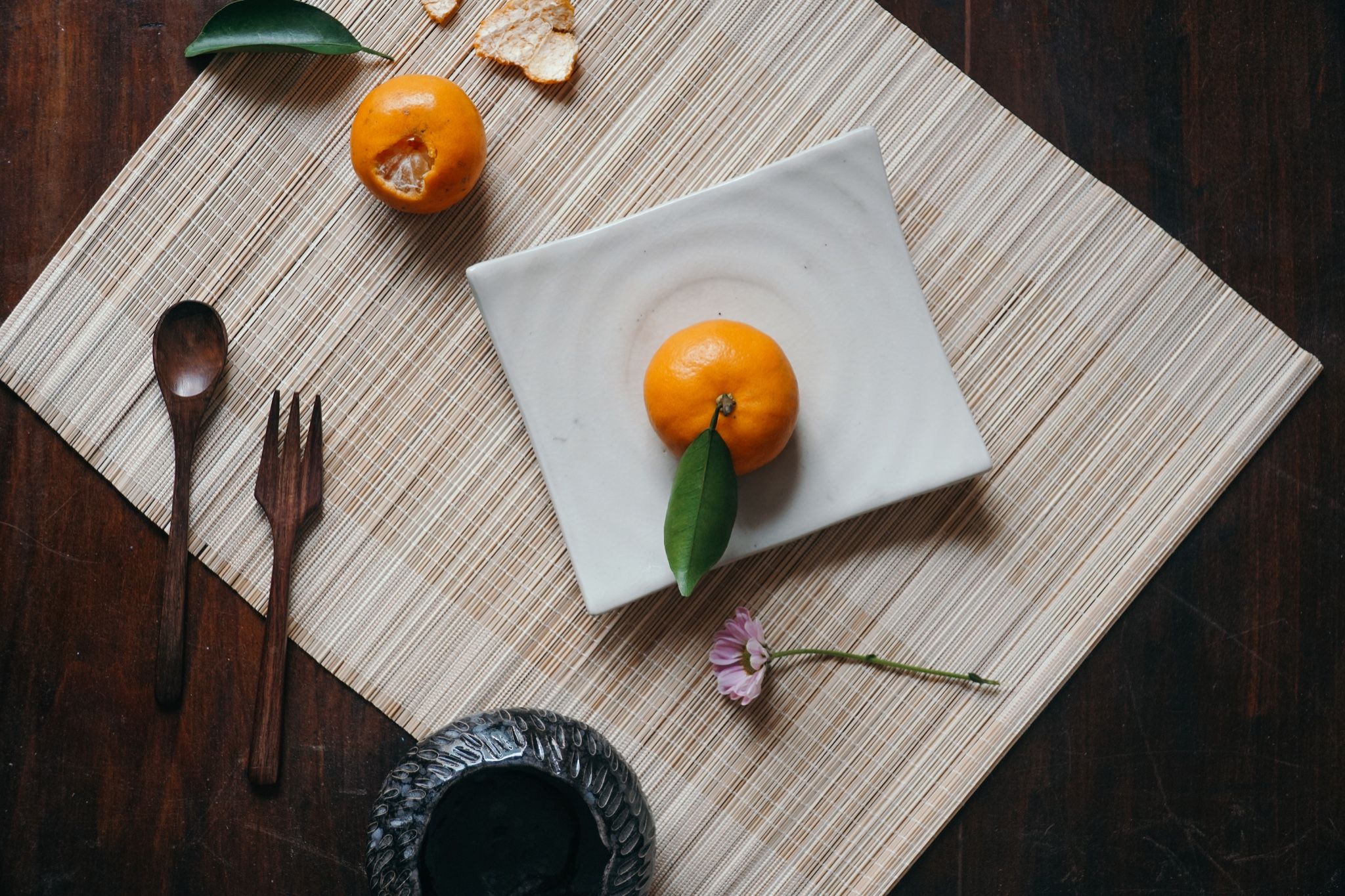 Dĩa Vuông trắng