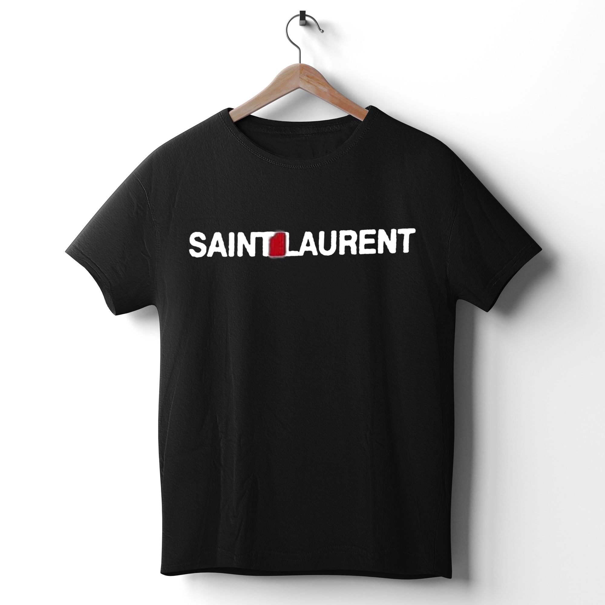 ÁO THUN IN CAO CẤP BRAND NEW SAINT LAURENT INSPIRED WHITE