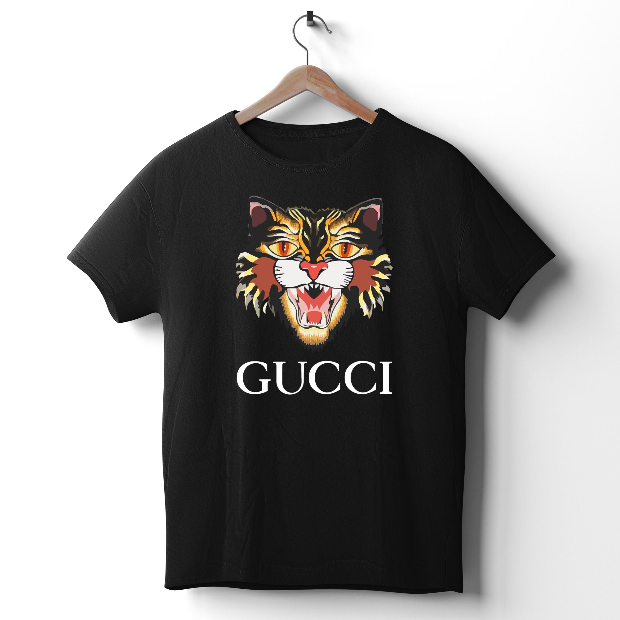 ÁO THUN IN CAO CẤP CAT NEW GUCCI