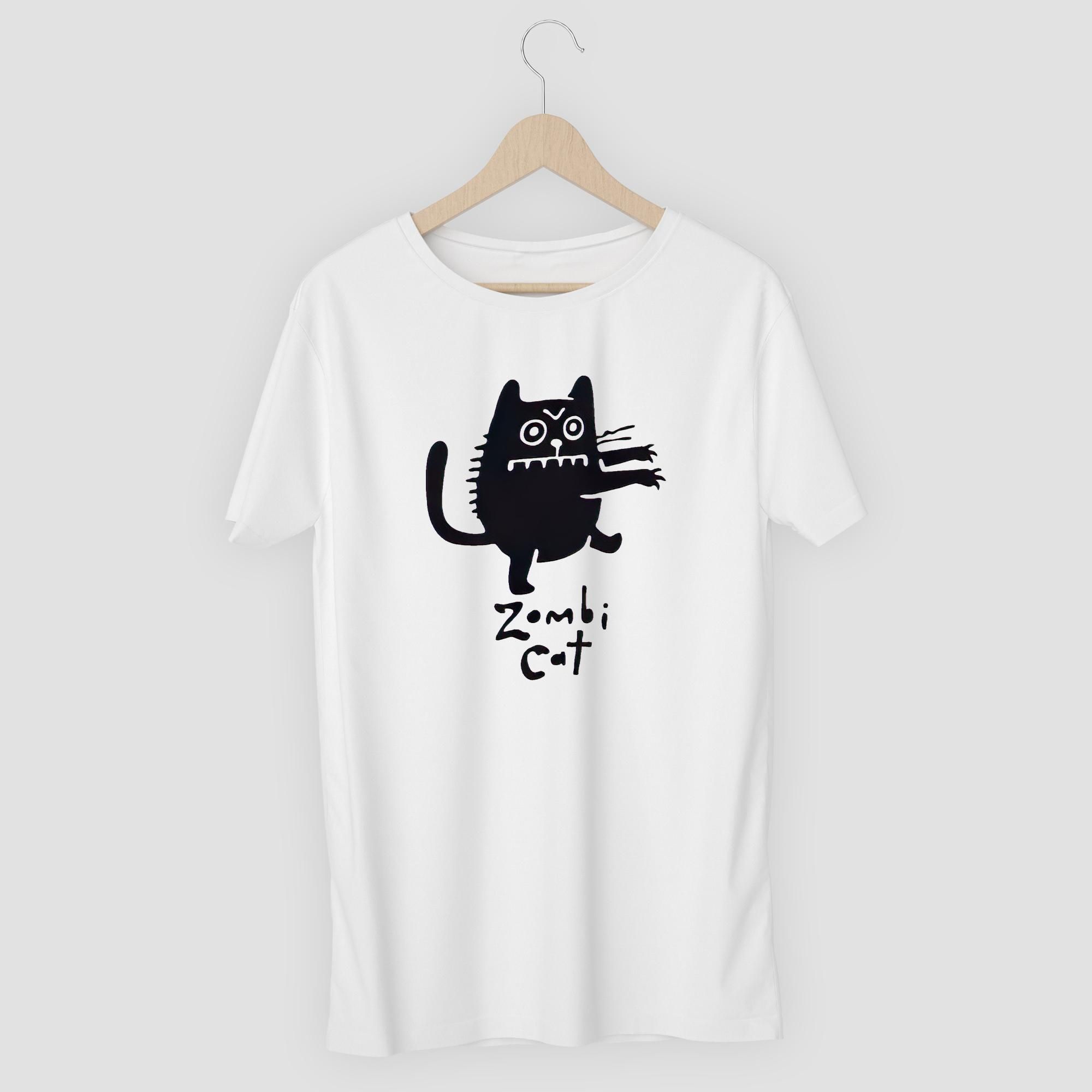 ÁO THUN CAO CẤP ZOMBI CAT GILDAN HAMMER