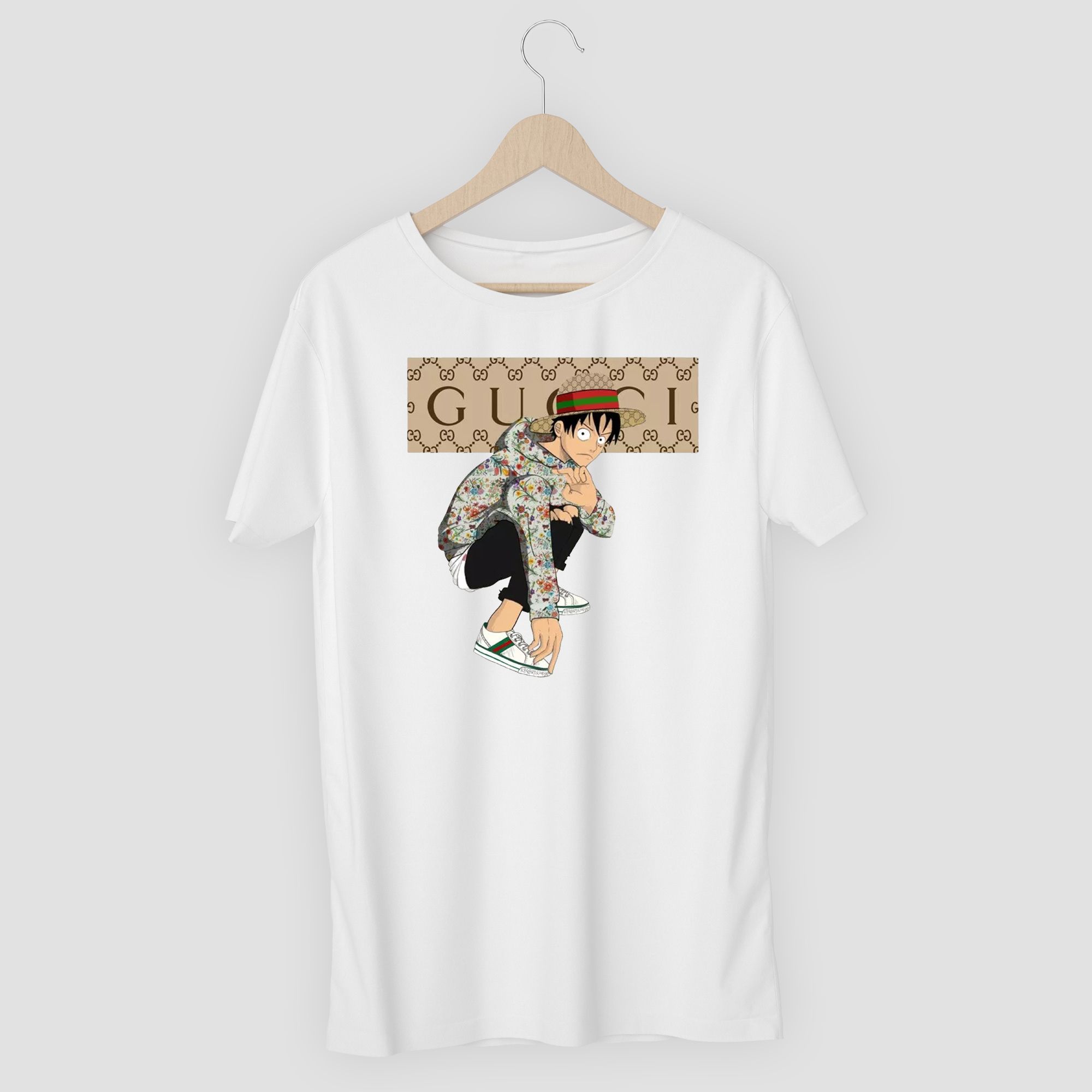 ÁO THUN IN CAO CẤP LUFFY GUCCI
