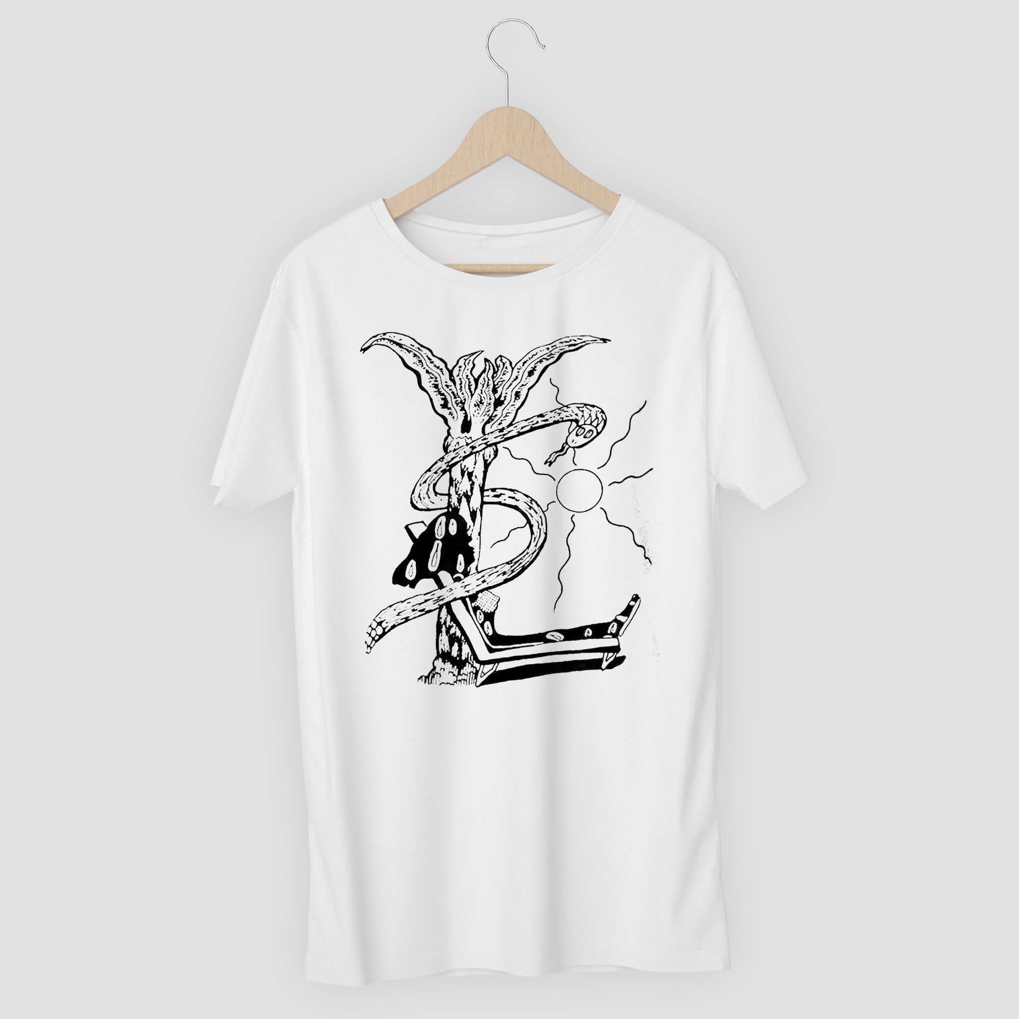 ÁO THUN IN CAO CẤP SAINT LAURENT PRINTED LOGO