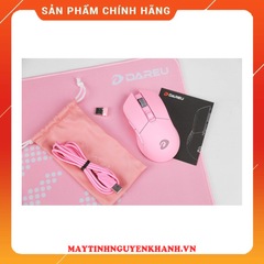 Chuột DareU EM901 RGB Wireless Pink NEW BH 24 24 THÁNG