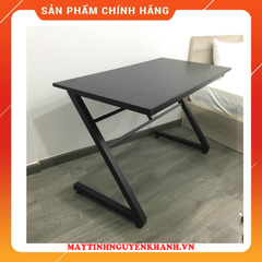 Bàn chân chữ Z – Mặt Gỗ MDF – Đen NEW BH 6 THÁNG