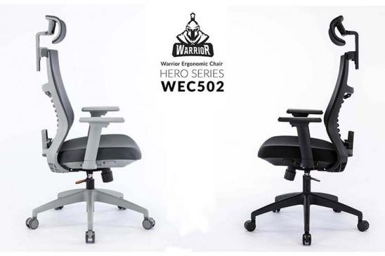 Ghế Công Thái Học Egonomic WARRIOR HERO Series WEC502 Grey Mới Bảo Hành 12 Tháng