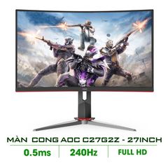 Màn hình cong AOC C27G2Z (27inch / FHD / 240Hz / 0.5ms