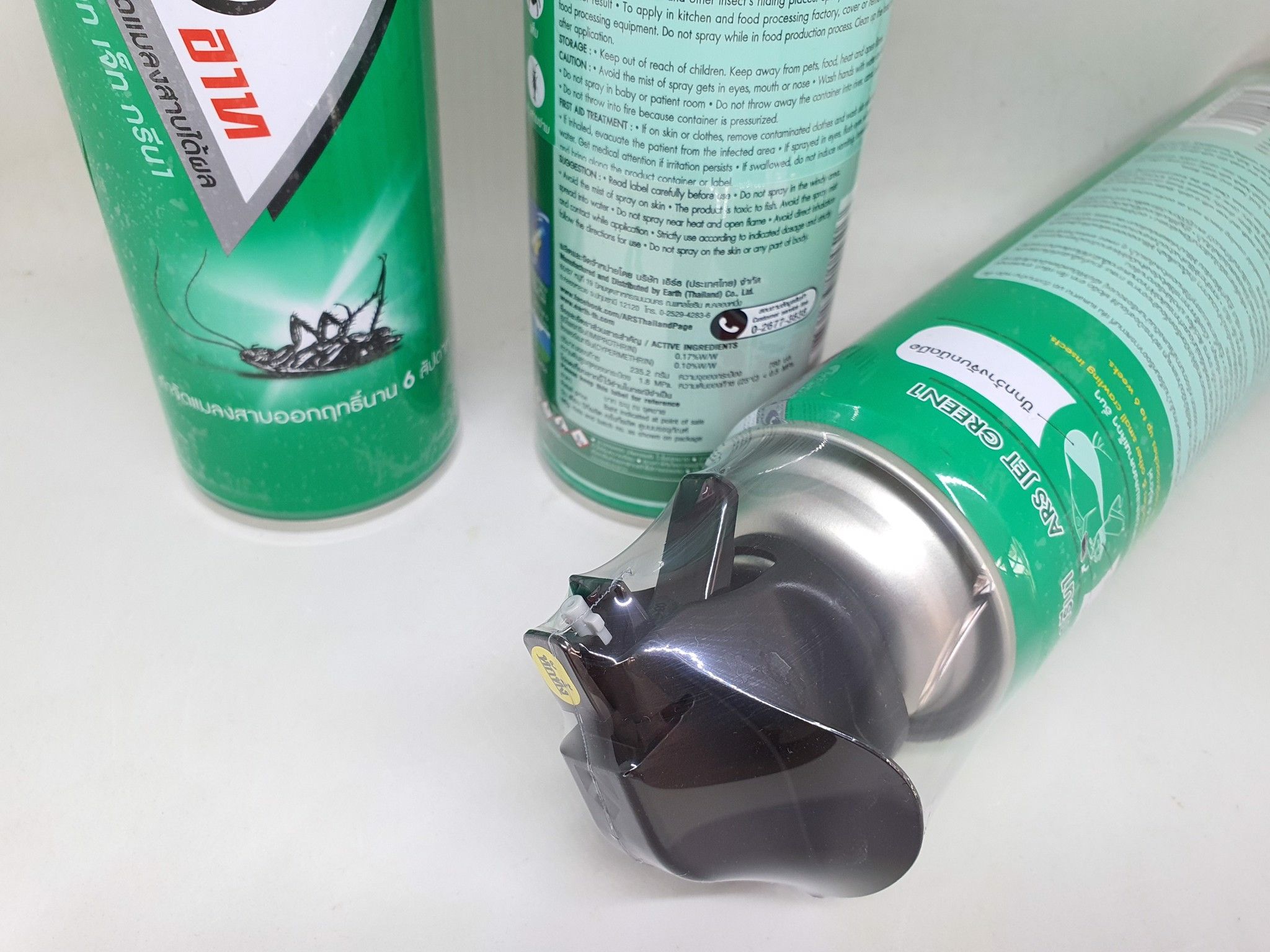 Bình Xịt Muỗi Ruồi Nhặng Bọ Cánh Cứng ARS Chính Hãng Màu Xanh Lá Cây Thái Lan 600 ML
