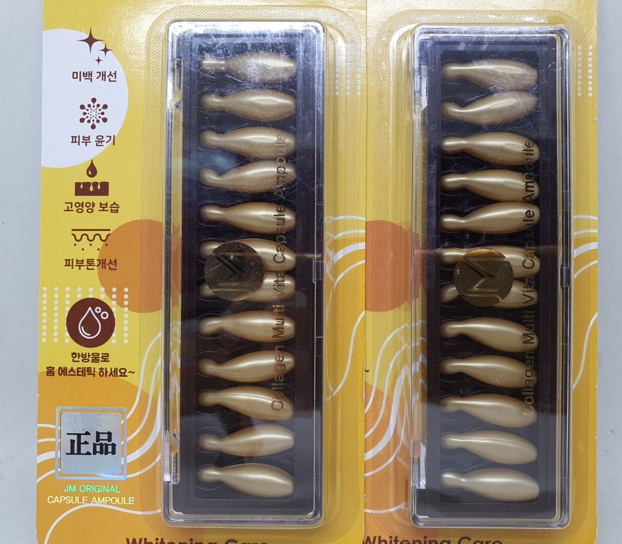 Collagen multi vita capsule ampoule giúp da trắng sáng hàn quốc 12 viên