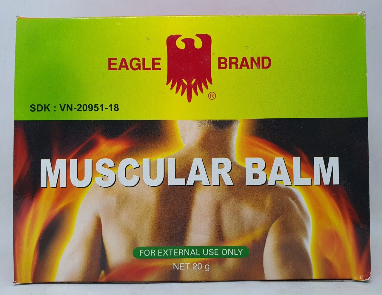 Dầu cù là muscular balm eagle brand hàng chính hãng singapore 20 gam