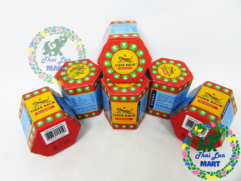 Dầu cù là con hổ tiger balm đỏ singapore chính hãng 30 gam
