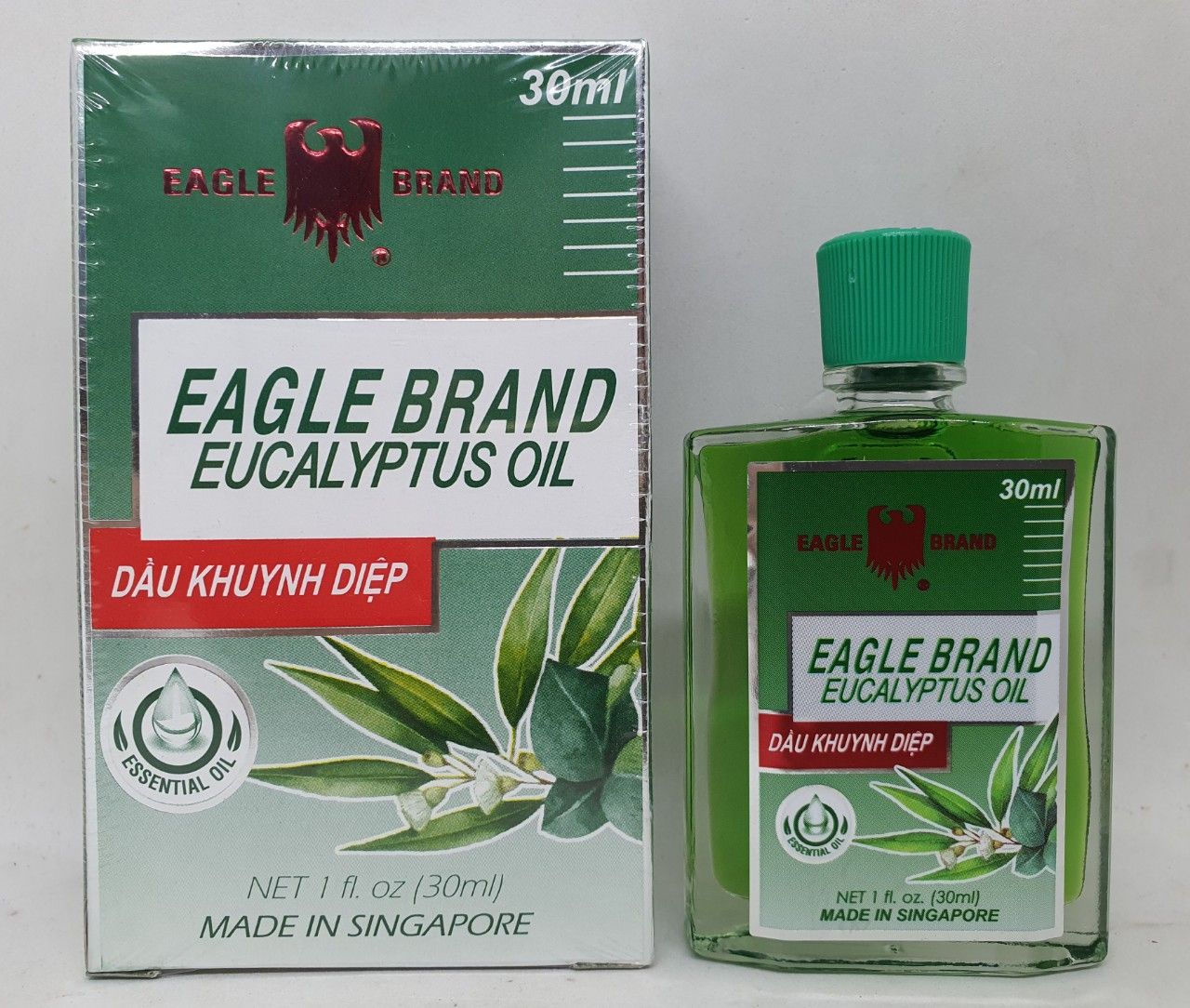 Dầu khuynh diệp singapore eagle brand eucalyptus oil dành cho bé chính hãng 30 ml