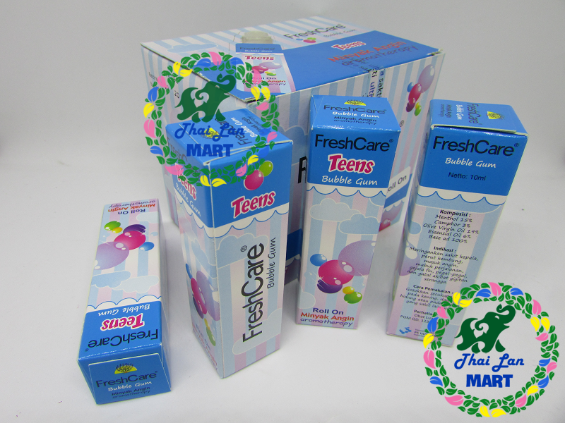 Dầu lăn freshcare indonesia bubble gum mùi kẹo ngọt 10 ml