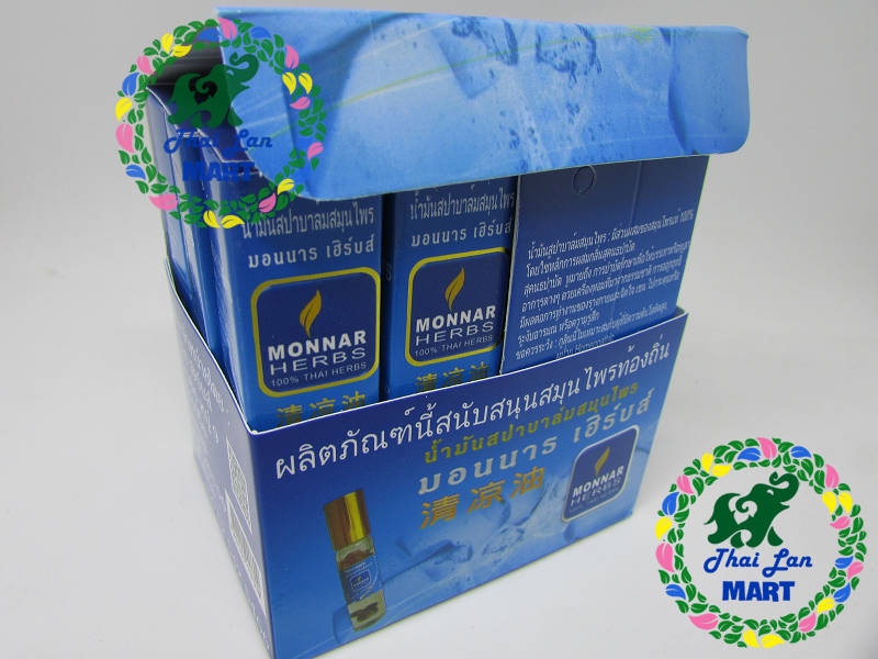 Dầu lăn thảo mộc monar herbs thái lan 8 ml