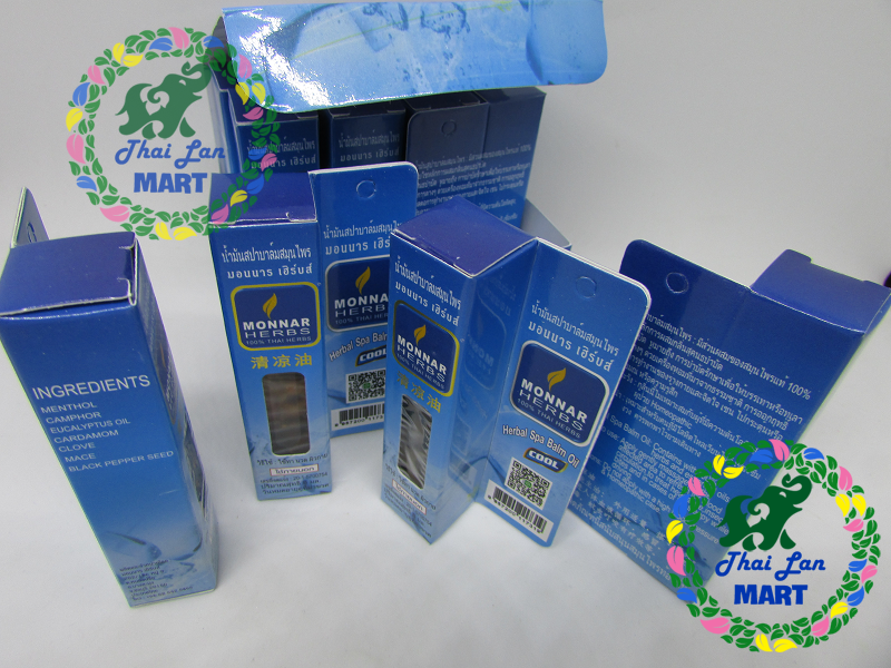 Dầu lăn thảo mộc monar herbs thái lan 8 ml