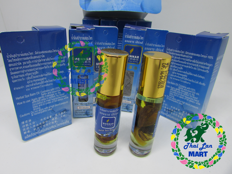 Dầu lăn thảo mộc monar herbs thái lan 8 ml