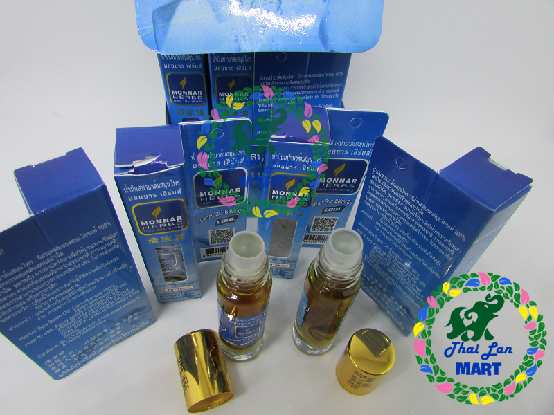 Dầu lăn thảo mộc monar herbs thái lan 8 ml