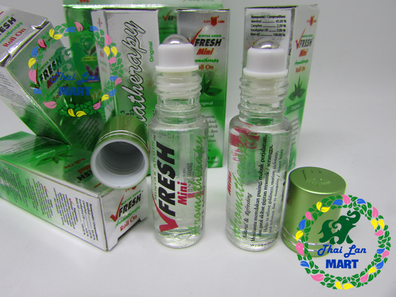 Dầu gió lăn vfresh mini original indonesia mùi hương nguyên thủy chính hãng 4 ml