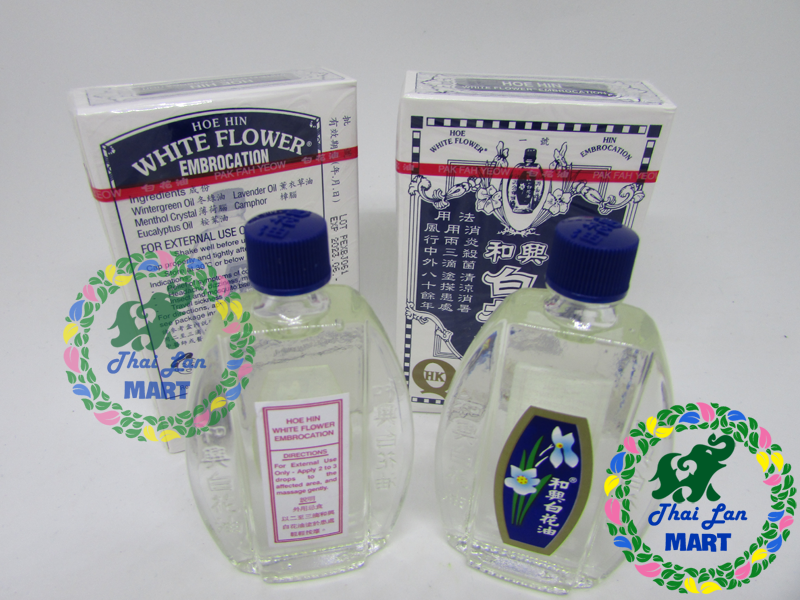 Dầu gió bạch hoa hoe hin white flower chính hãng hong kong 20 ml
