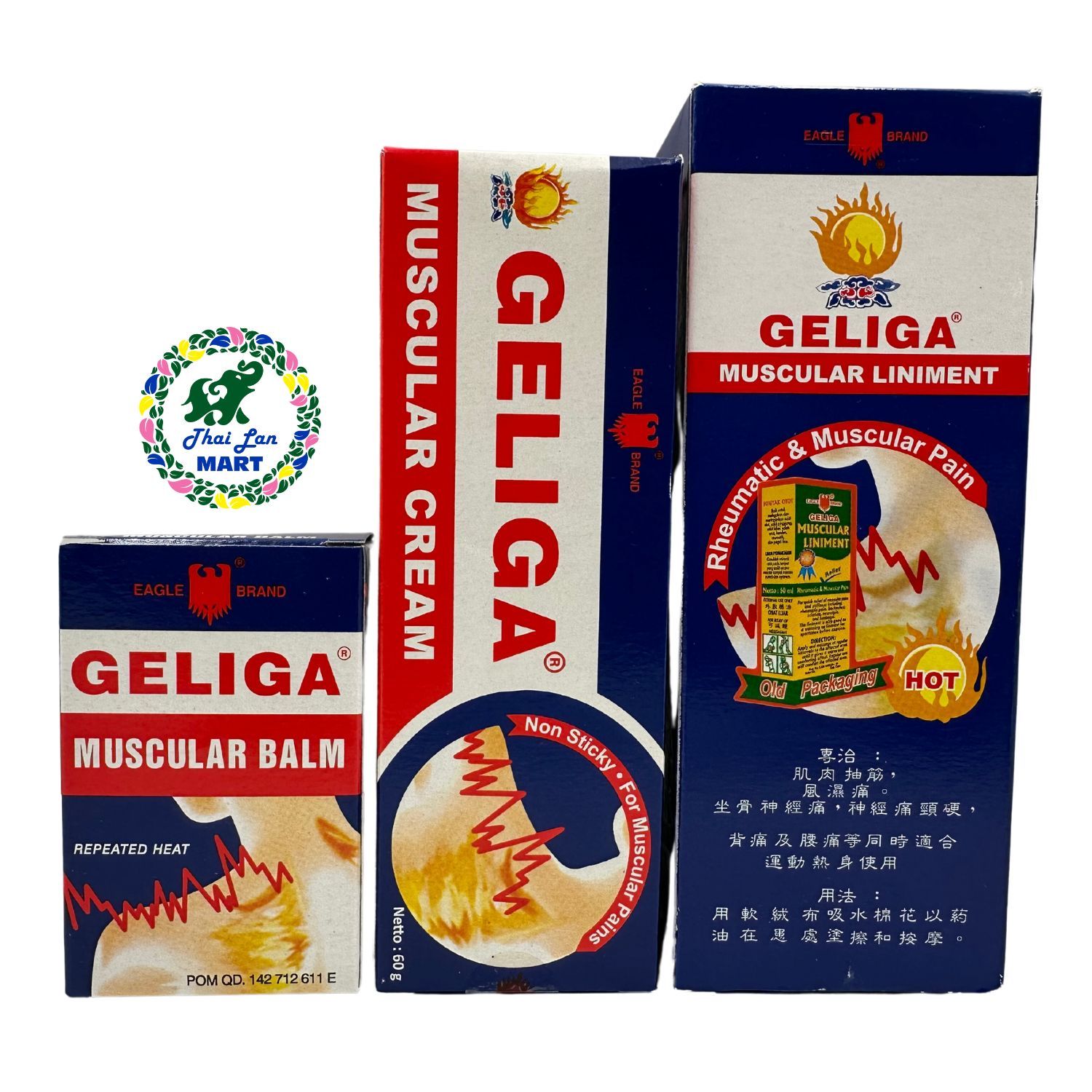  Dầu geliga muscular balm cream liniment xoa bóp giảm nhức mỏi lưu thông máu hàng nội địa chính hãng indonesia 