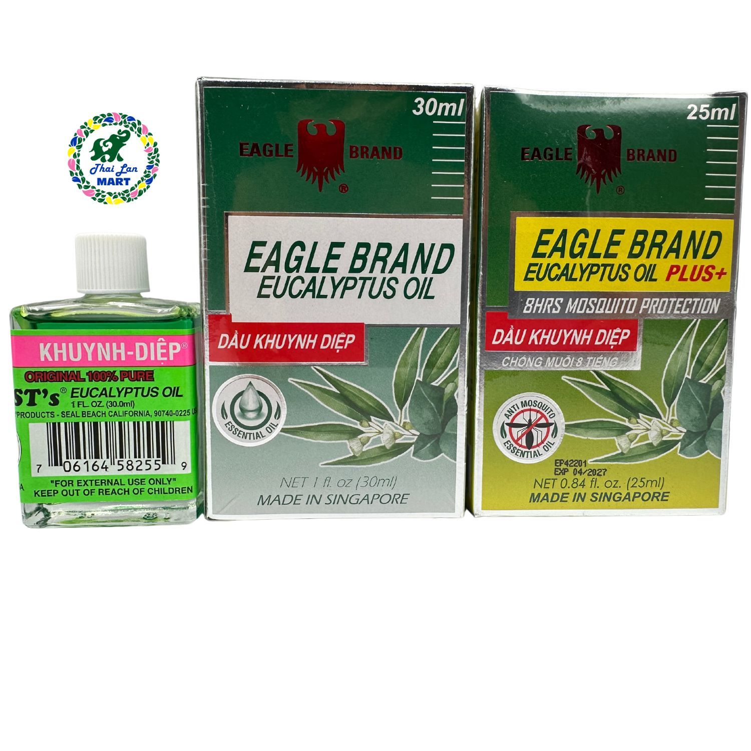  Dầu khuynh diệp eagle brand eucalyptus oil cho mẹ và bé hàng nội địa chính hãng singapore usa 
