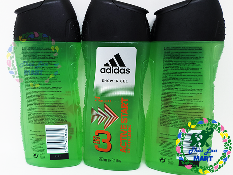 Sữa tắm Adidas tây ban nha 3 in 1 Body Hair Face 250ml