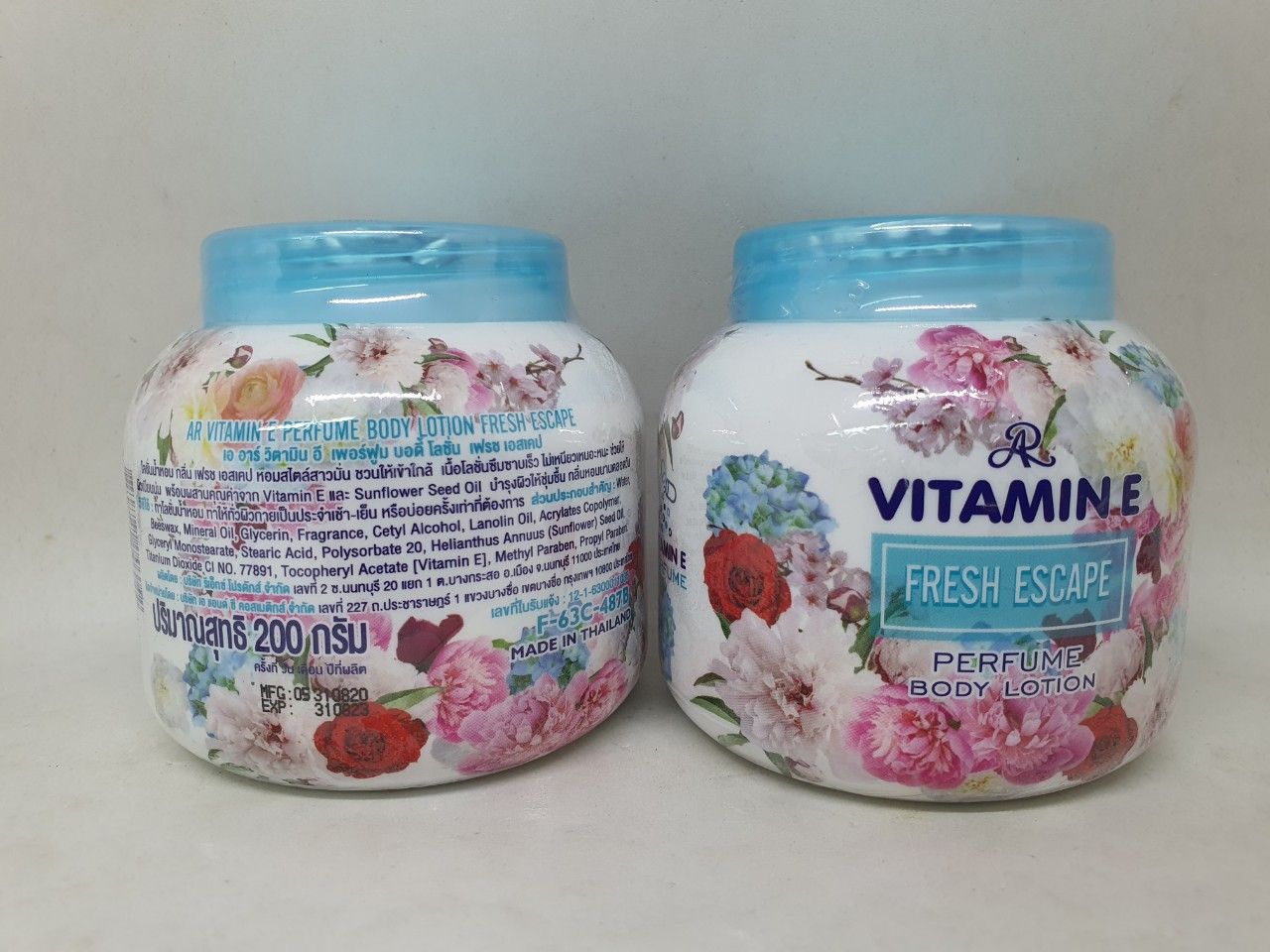 Kem dưỡng thể vitamin e fresh escape perfume body lotion trắng da thái lan 200 gam