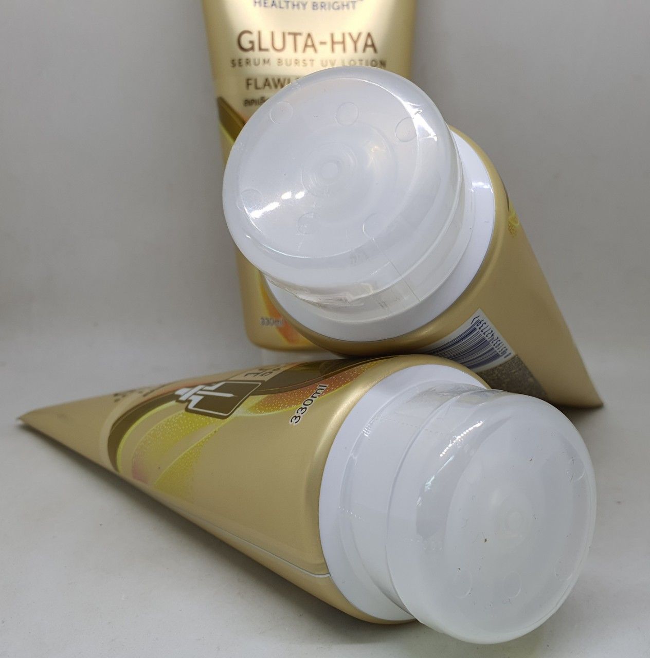 Sữa dưỡng thể vaseline 10x healthy bright gluta hya serum burst uv lotion ban ngày thái lan 330 ml