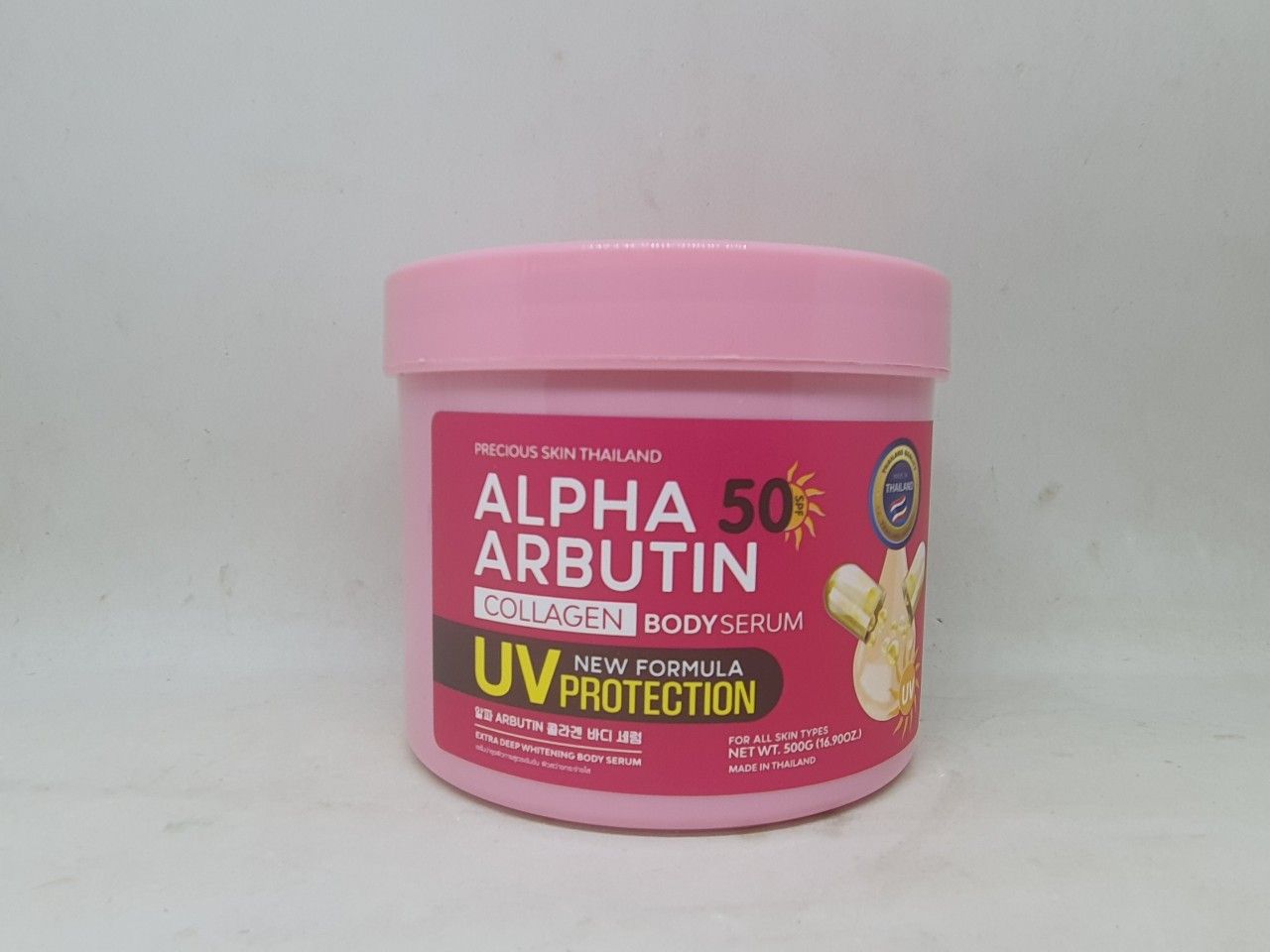  Kem dưỡng trắng chống nắng toàn thân alpha arbutin collagen body serum thái lan 500g 