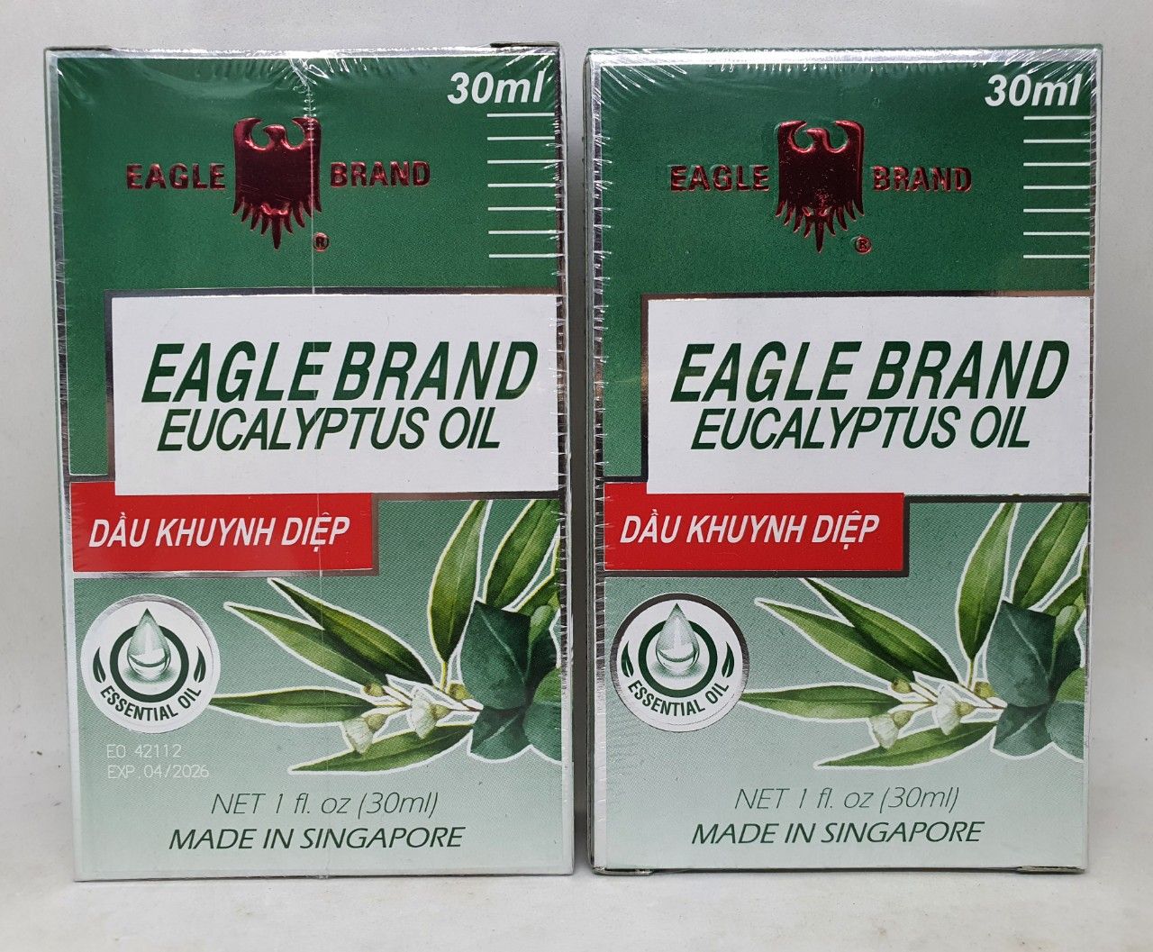 Dầu khuynh diệp singapore eagle brand eucalyptus oil dành cho bé chính hãng 30 ml