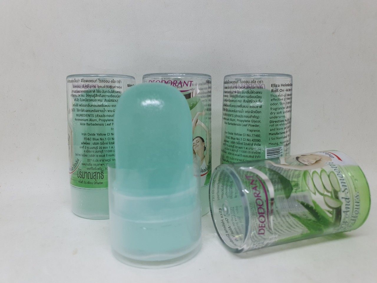 Lăn Khử Mùi Đá Khoáng Deodorant Nha Đam Chính Hãng Thái Lan 70 gam