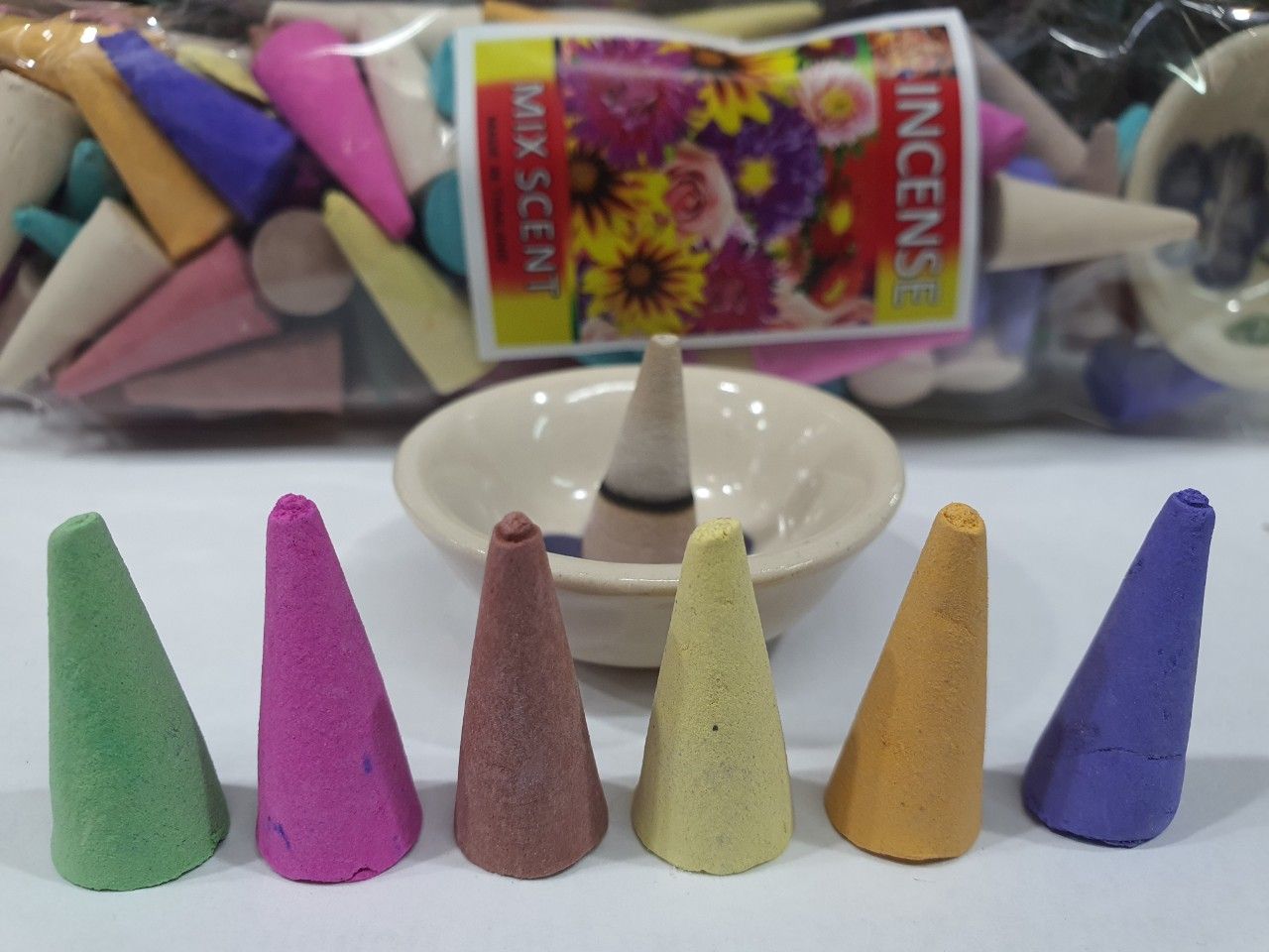  Nhang trầm hương incense xông nhà tài lộc hàng nội địa chính hãng thái lan 100 viên 