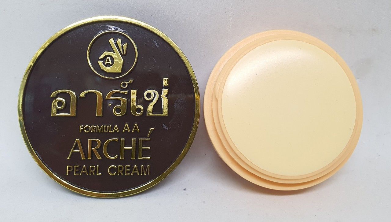24 hủ kem arche pearl cream ngọc trai dưỡng trắng da trị mụn nám tàn nhang thái lan 3 gam
